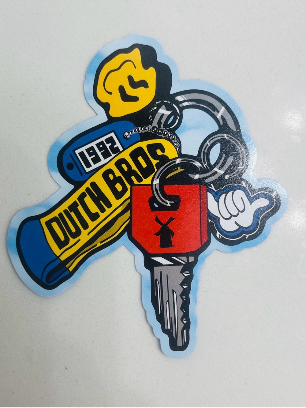 Dutch Bros Keychain